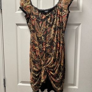 Vintage Stretch Babydoll Mini Dress